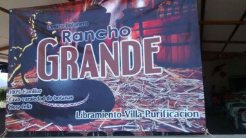 Rancho Grande menu