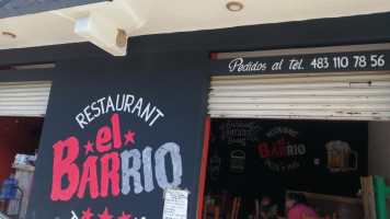 Restaurant El Barrio menu