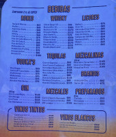 El Chachalaco menu