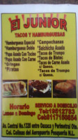 Tacos Y Hamburgue El Junior menu