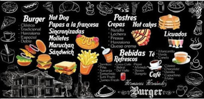 Burger Hermanos HernÁndez En Tetlatlahuca menu