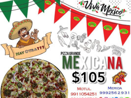 Crazy's Pizza Motul menu