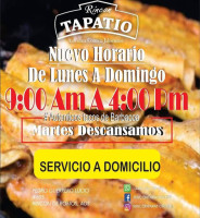 Rincón Tapatio En Rincón De Romos menu