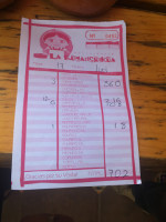 La Kumanchikua menu