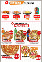 Amareto´s Pizza menu