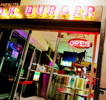 O.k. Burger outside