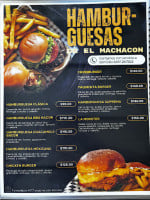 El Machacon menu