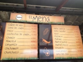 El Tambor La Calera menu