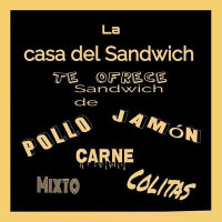 La Casa Del Sandwich menu