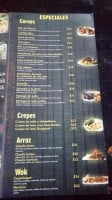 Copenhague menu