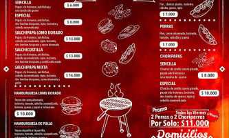 Piqueteadero Maria's menu