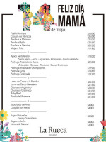 La Rueca Restaurante menu