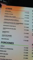 La Gran Carbonera Restaurante Parrilla Bar menu