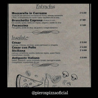 Pieros Pizza Pamplona Carta