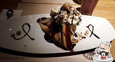 Crepes Waffles food