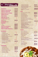 El Forastero menu