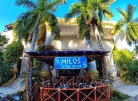 Milos outside