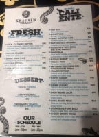 Lucky Irish Pub 4 Beergarden menu