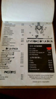 Los Pericos Restaurant Bar Cafe menu