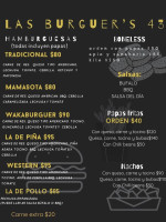 Las Burguer's 43 menu