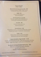 Hacienda Guadalupe menu