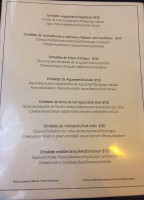 Hacienda Guadalupe menu