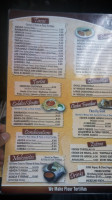 El Taco Veloz menu