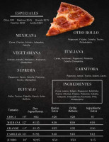 Otro Rollo Pizza menu