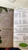 Cabaña "el Columpio menu