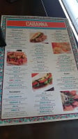 Cabanna Mexicali menu