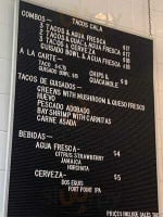 Wing'o Orizaba Ote. 5 menu