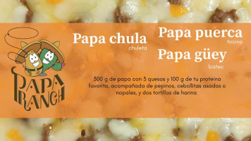 Papa Ranch Nopala menu