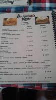 Benjamino's Pizzas Carte