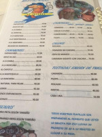 La Leyenda menu