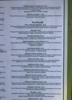 Susanna's menu