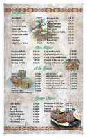 El Indio menu