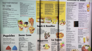 El Crucero menu