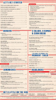 Loncheria Las Cuatas menu