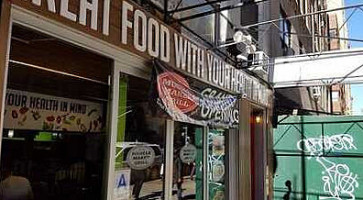 Fabric Sushi outside