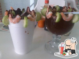 Hugo's Mariscos Micheladas drink