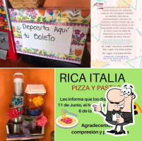 Rica Italia menu