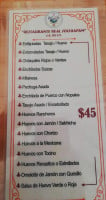 La Juanita menu