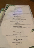 Yaax Ik Tulum menu