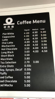 Cuba Libre menu