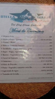 Stella Maris menu