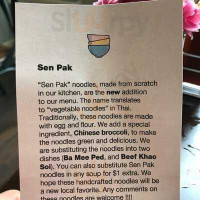 La Santa Cruz menu