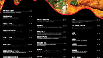 Los Lirios menu