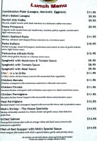 Burger Inc menu