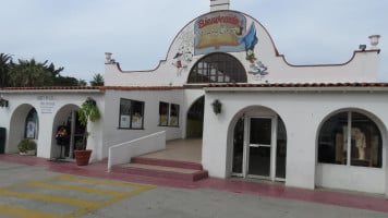 Azteca Restaurant at the Rosarito Beach Hotel outside