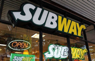 Subway outside